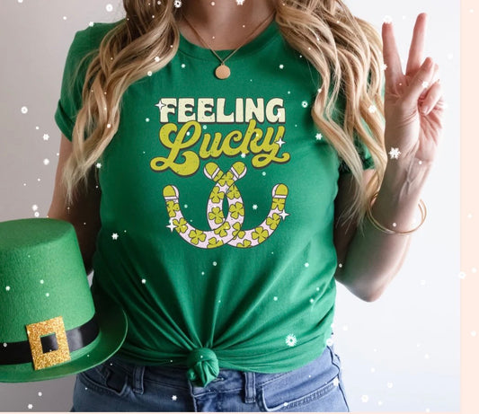 FEELING LUCKY GLITTER PRINT #0065 (ST PATRICK)