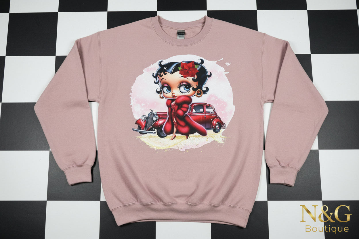 PREETY BETTY #0162 PERFECT FOR AND OVERSIZED TSHIRT(CHARACTERS) (ALL SEASON)