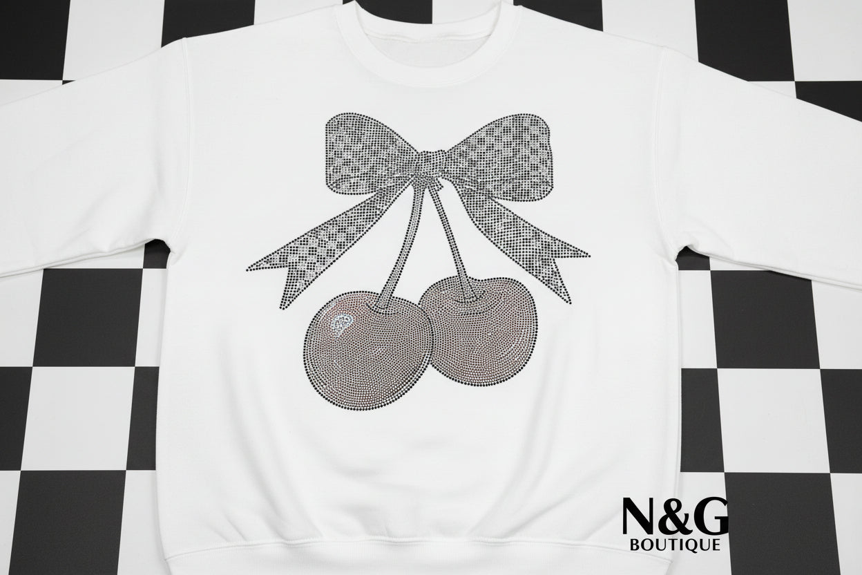 SEQUENCE BLACK SILVER AND RED WITH BOW #0206 (PATCHES) (ALL SEASON)