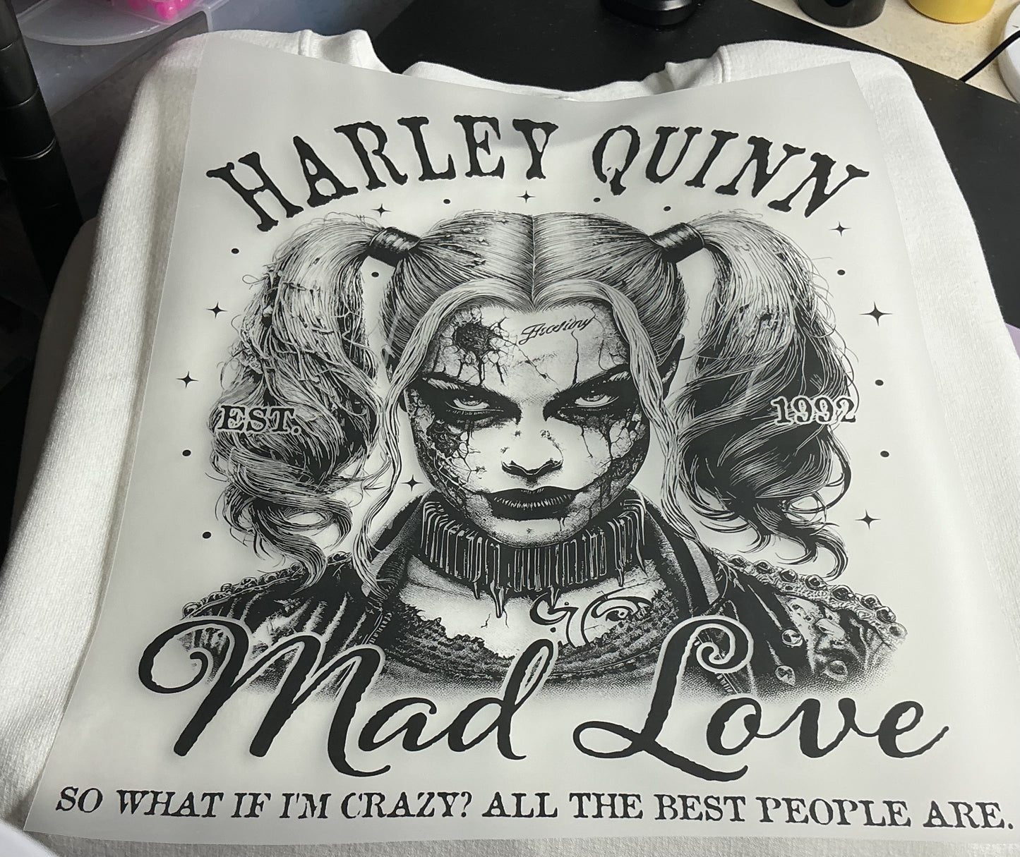 MAD LOVE #0118 GREAT FOR OVERSIZED TSHIRTS (CHARACTERS) (RETRO)
