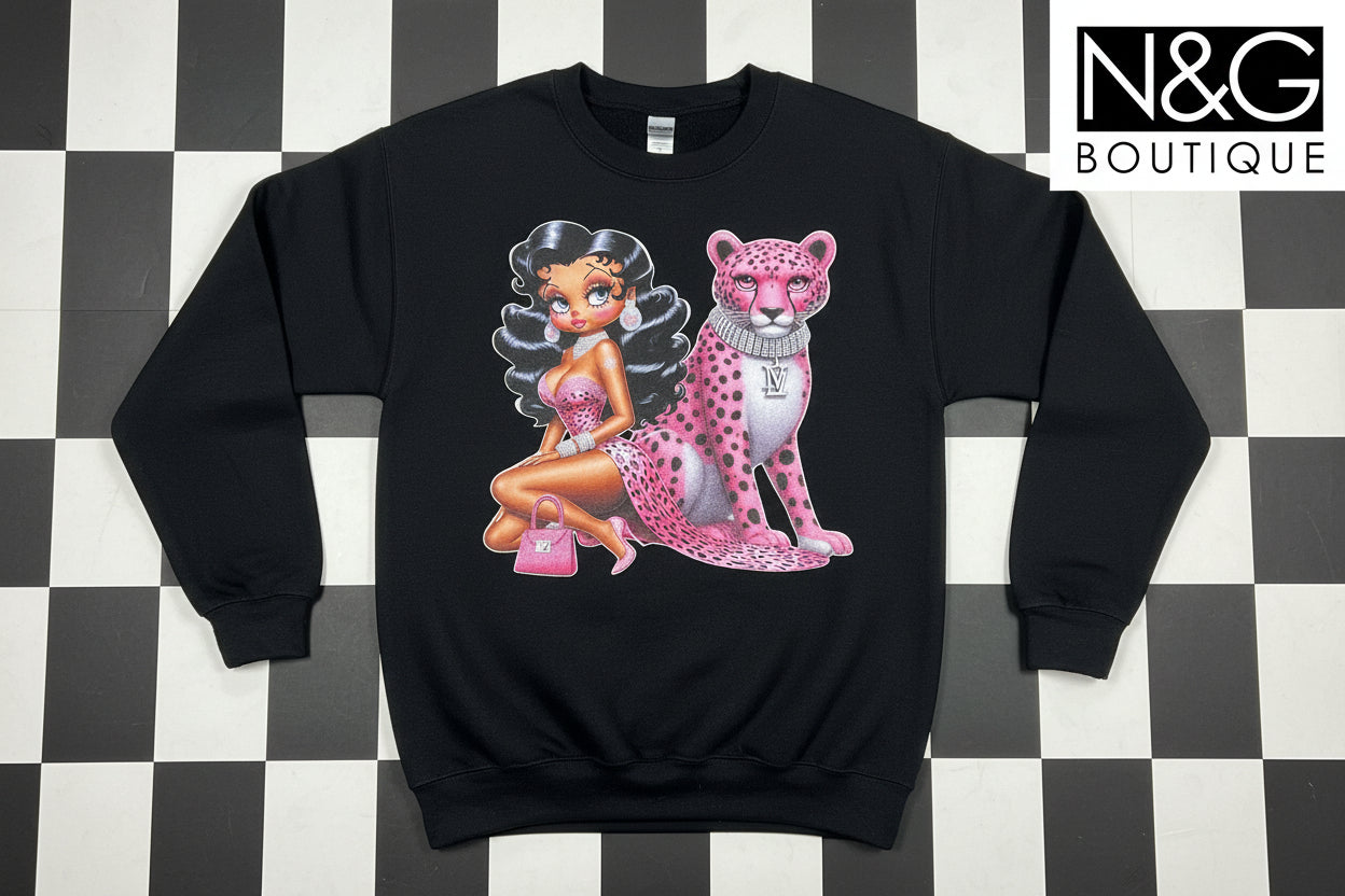 LV BETTY BEAUTY #0103 (ALL SEASON) (RETRO) GREAT FOR OVERSIZED SHIRTS