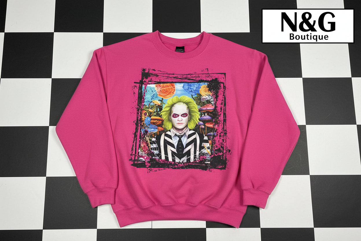 BEETLEJUICE #0154 GREAT FOR OVERSIZED TSHIRTS (CHARACTERS) (HALLOWEEN)