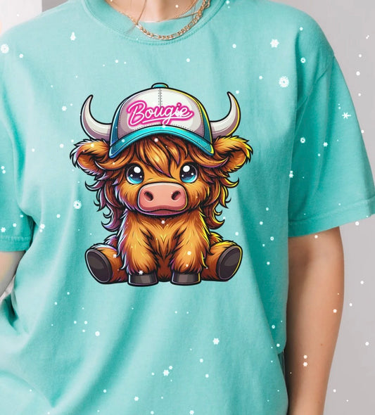 BOUGIE HIGHLANDCOW GLETTER PRINT #0101 (ALL SEASON) (HIGHLANDCOW)