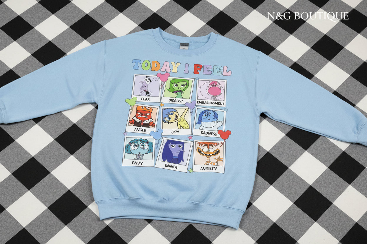 TODAY I FEEL #0160 PERFECT FOR OVERSIZED TSHIRTS (CHARACTERS) (ALL SEASON)