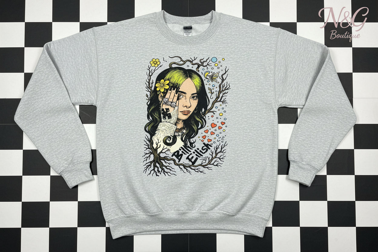 BILLIE #0173 PERFECT FOR OVERSIZED TSHIRTS (MUSIC) (ALL SEASON)