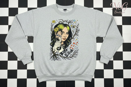 BILLIE #0173 PERFECT FOR OVERSIZED TSHIRTS (MUSIC) (ALL SEASON)