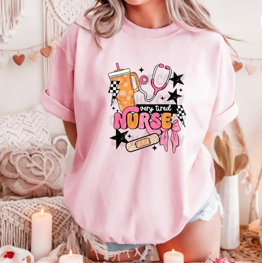 VERY TIRED NURSE #0037 (NURSE) (ALL SEASON) (HUMOR)