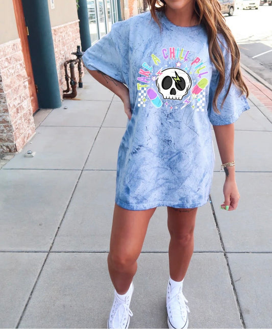 TAKE A CHILL PILL #0041 (ALL SEASONS) (HUMOR) (HOLLOWEEN)