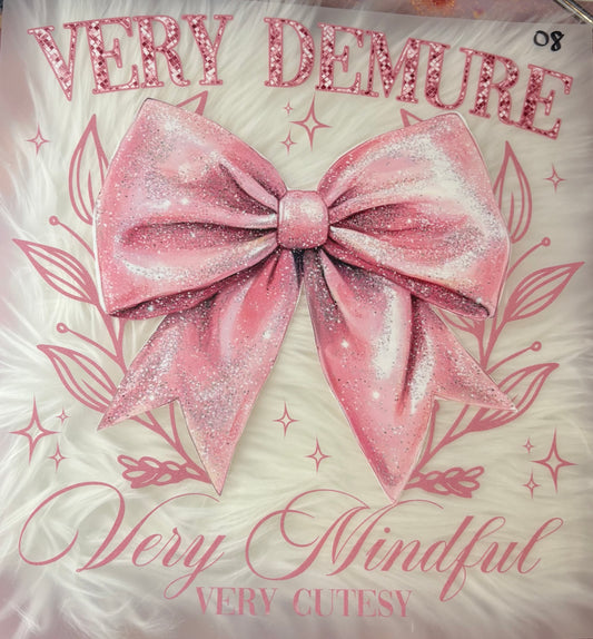 Very Demure Very Mindful Very Cutesy Print #08