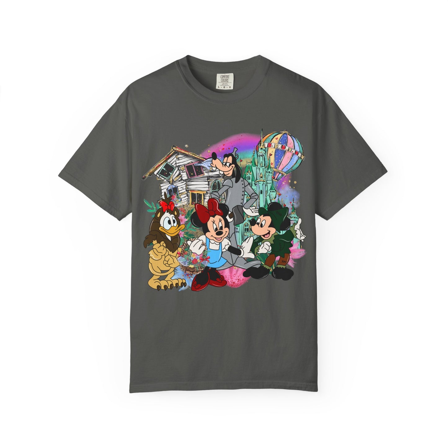 Disney Retro Gang Tee — Mickey & Minnie Vintage Park Art T-Shirt