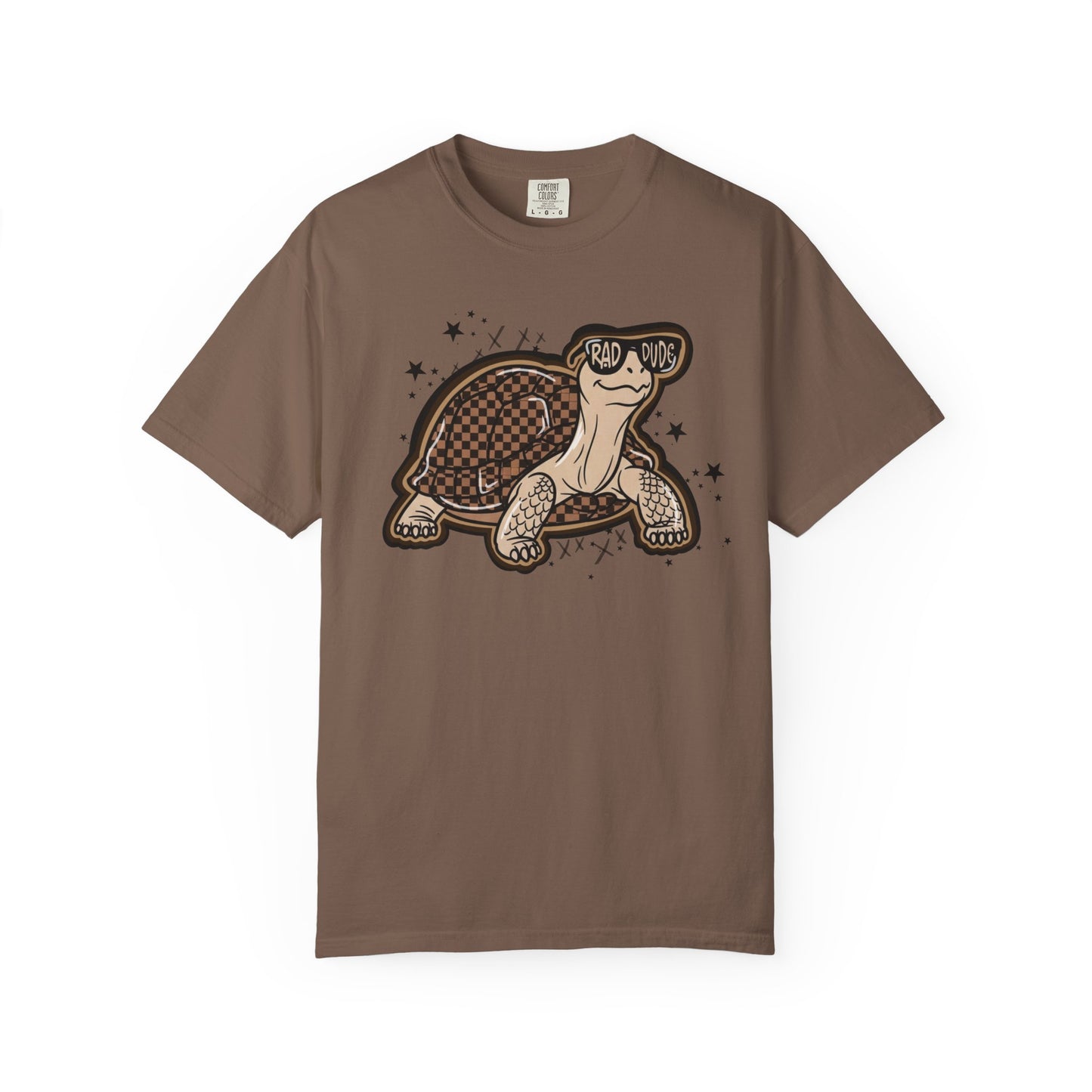 Turtle Graphic T-Shirt — Cute Smiling Turtle Illustration Tee