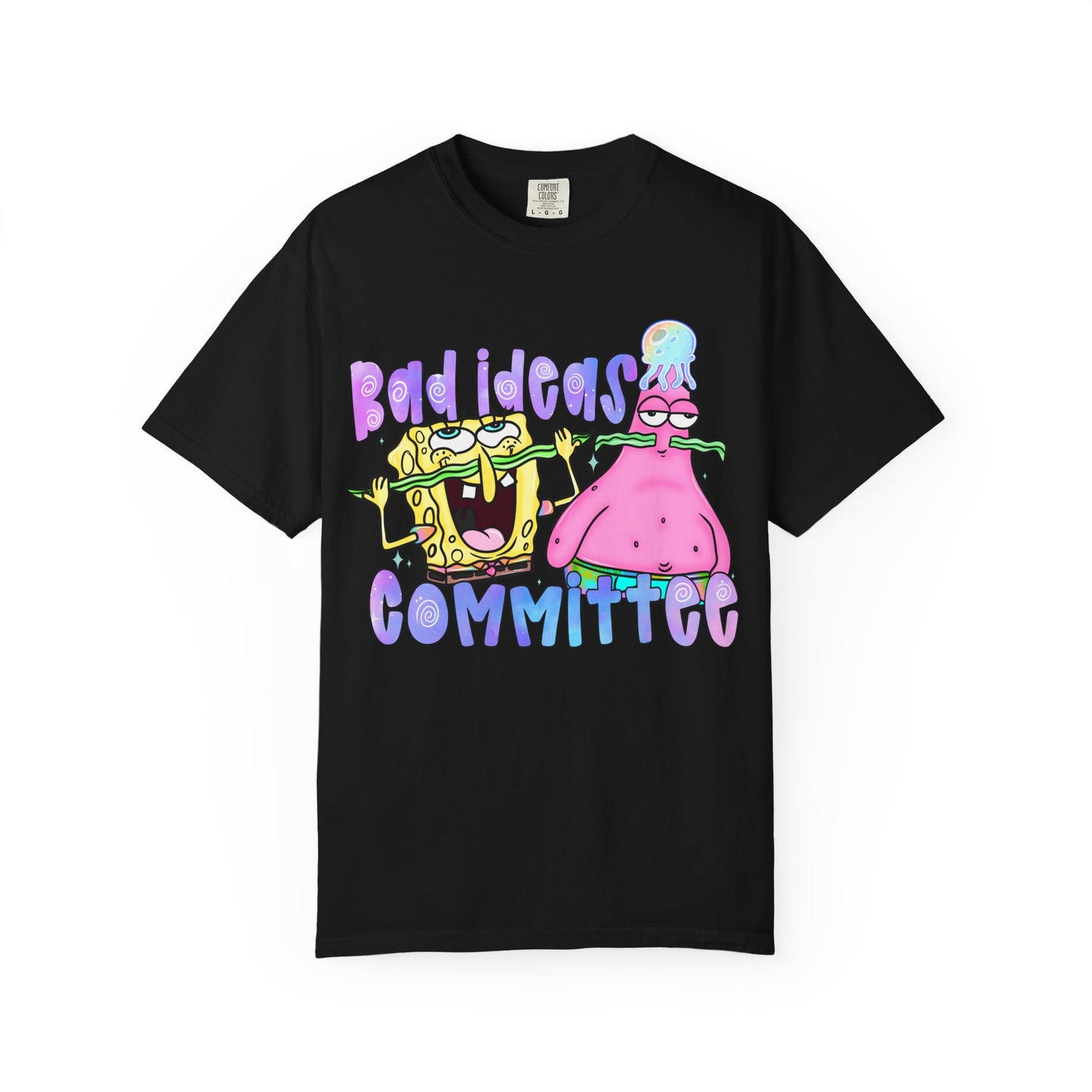 Bad Ideas Committee T-Shirt — Funny Sponge & Patrick Graphic Tee