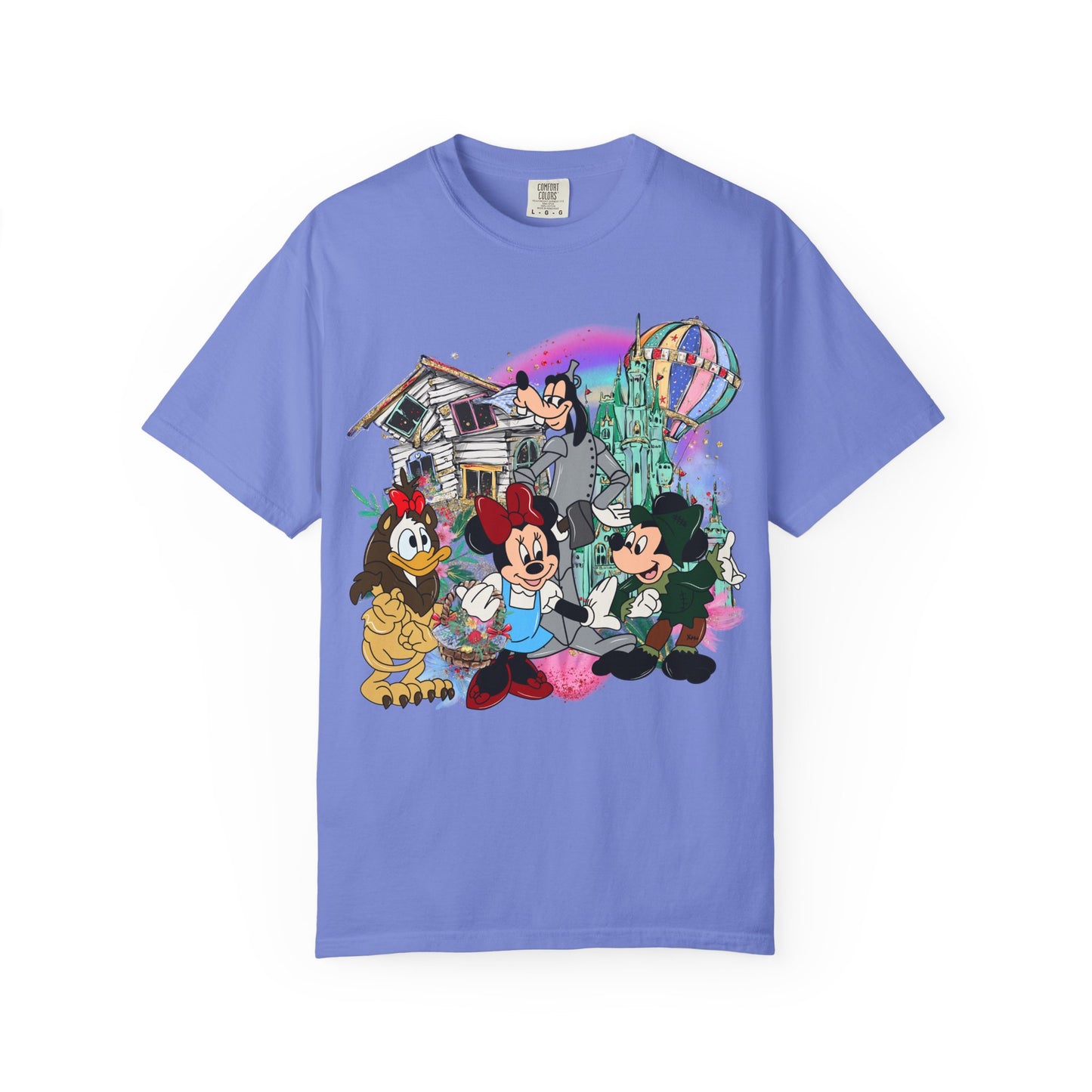 Disney Retro Gang Tee — Mickey & Minnie Vintage Park Art T-Shirt