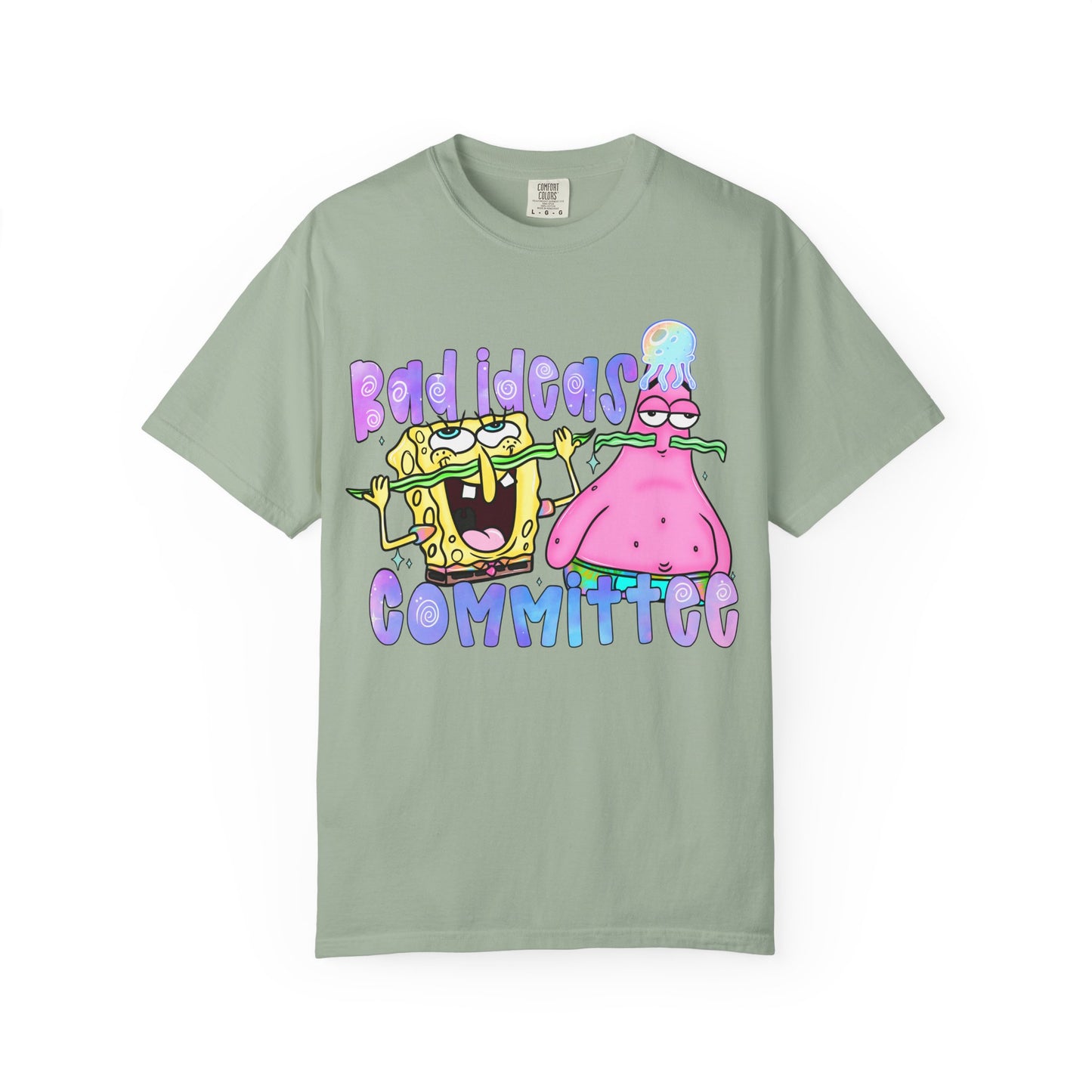 Bad Ideas Committee T-Shirt — Funny Sponge & Patrick Graphic Tee