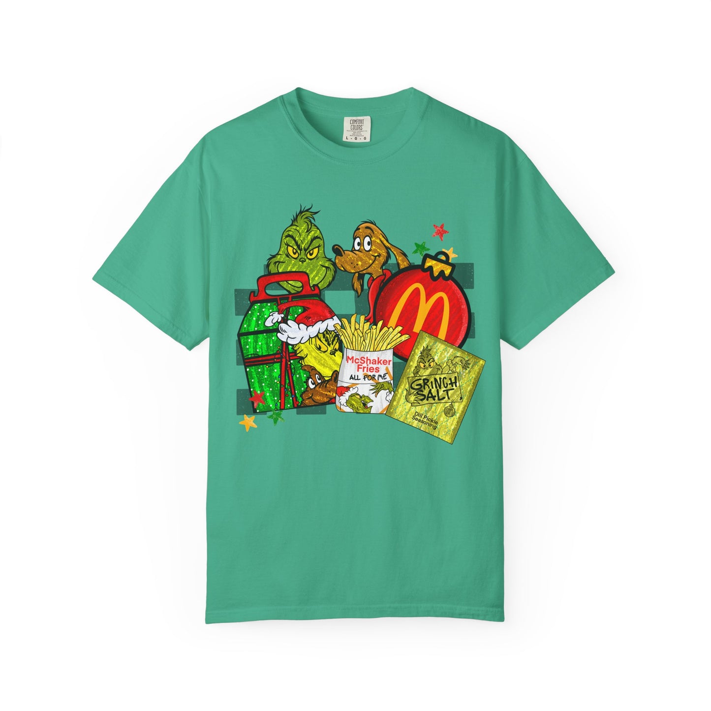 T-Shirt — Grinch Holiday Fast-Food Mashup Graphic Tee