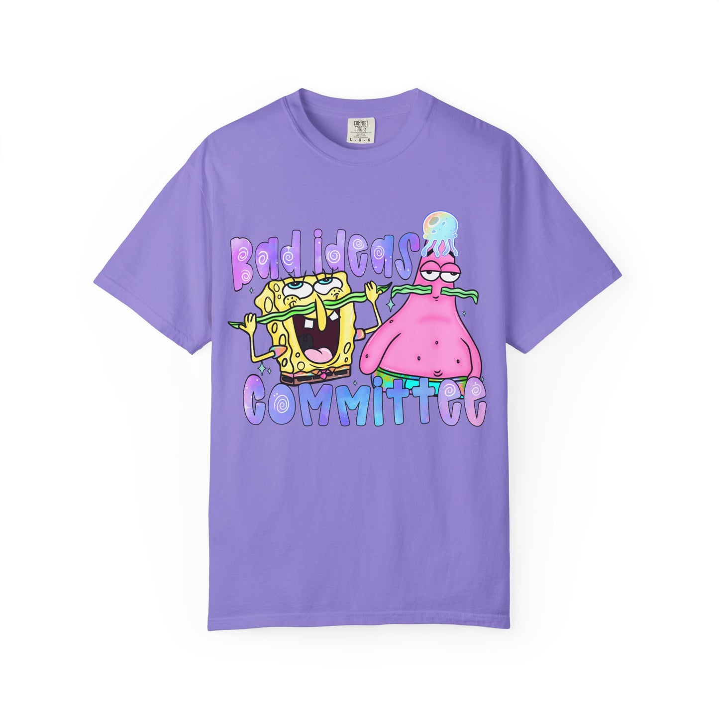 Bad Ideas Committee T-Shirt — Funny Sponge & Patrick Graphic Tee