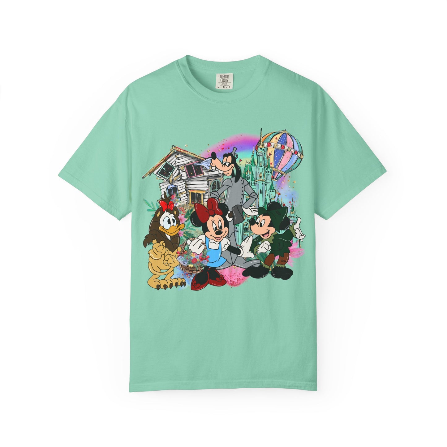 Disney Retro Gang Tee — Mickey & Minnie Vintage Park Art T-Shirt