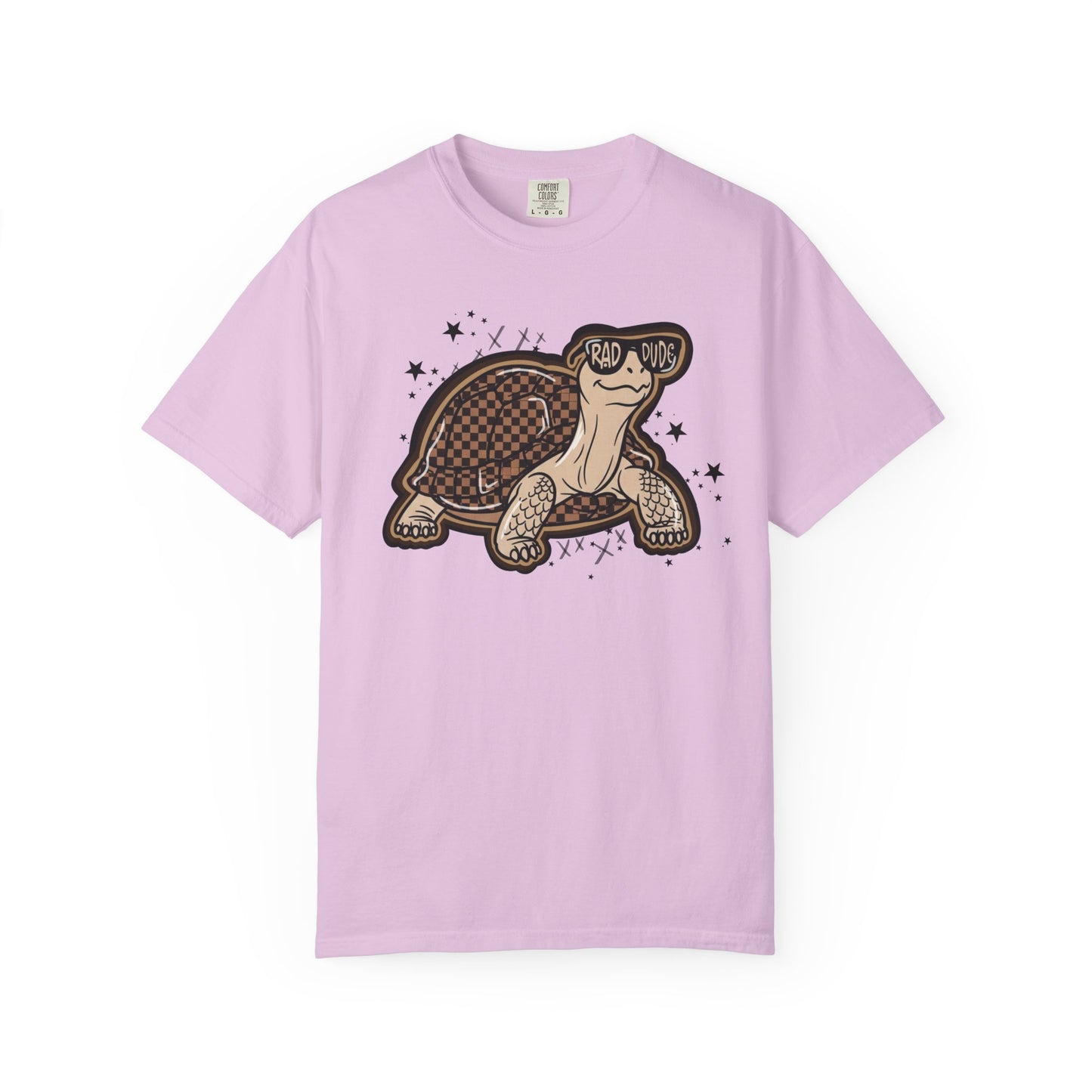 Turtle Graphic T-Shirt — Cute Smiling Turtle Illustration Tee