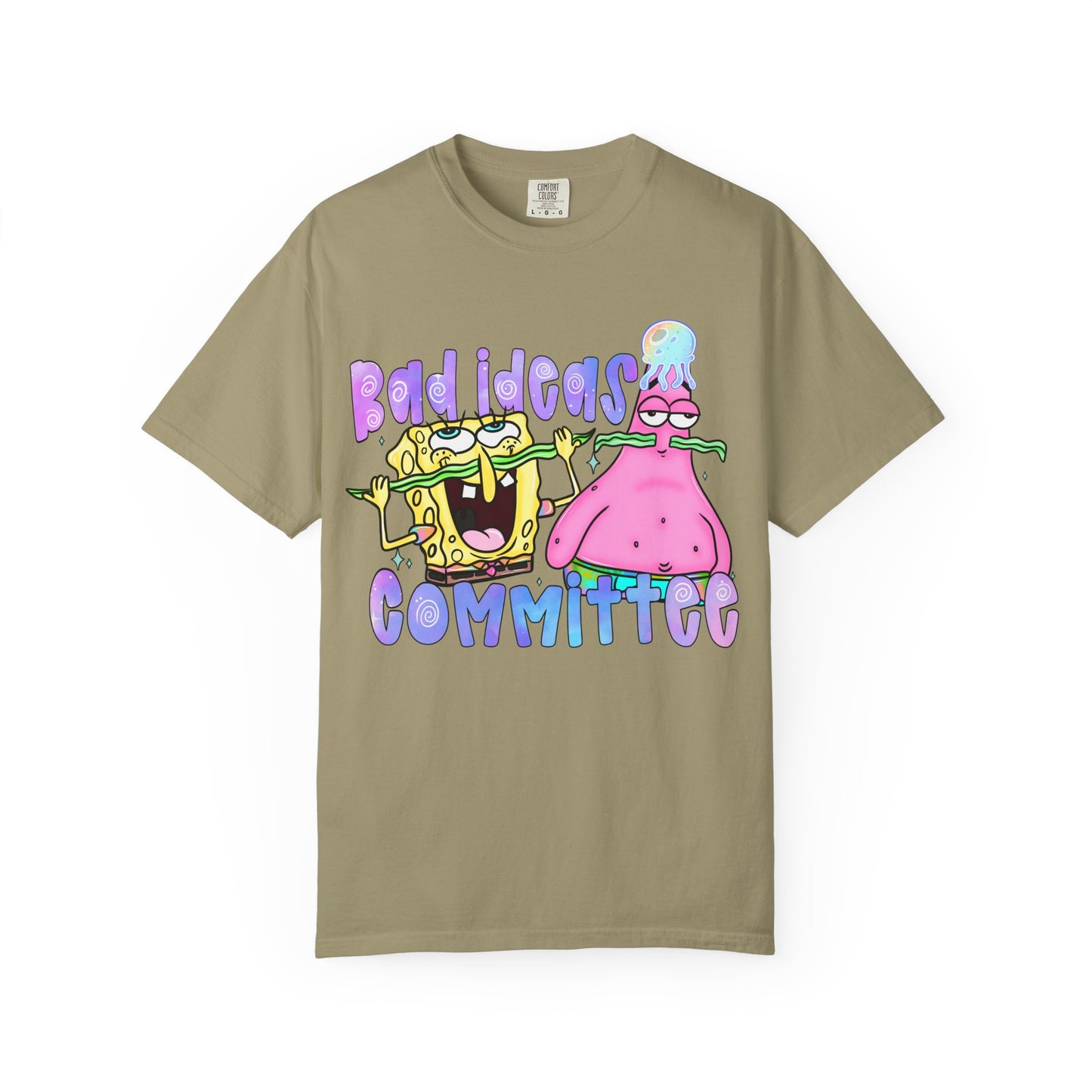 Bad Ideas Committee T-Shirt — Funny Sponge & Patrick Graphic Tee