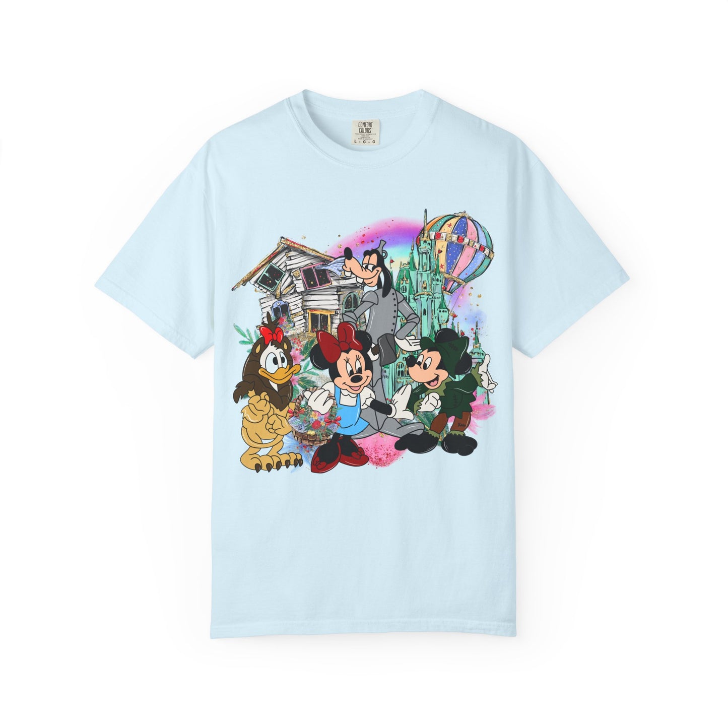 Disney Retro Gang Tee — Mickey & Minnie Vintage Park Art T-Shirt