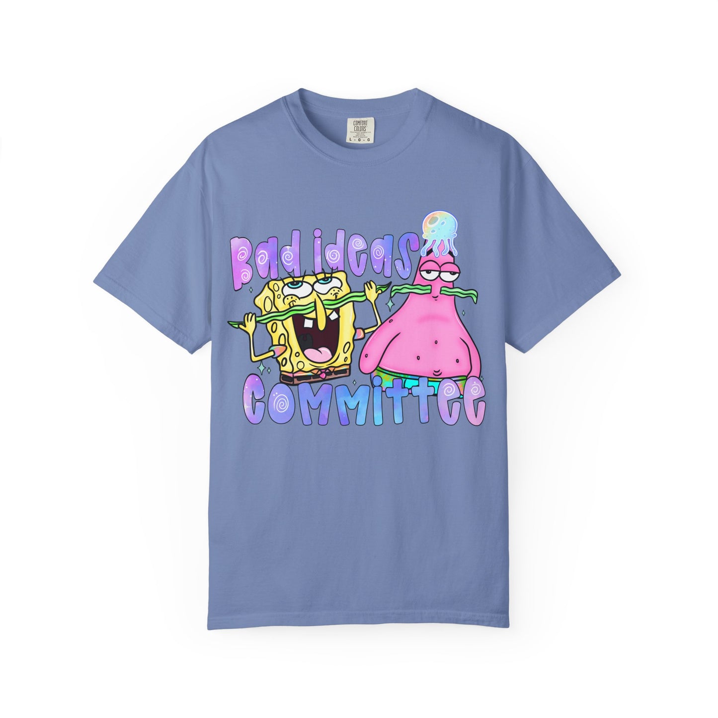 Bad Ideas Committee T-Shirt — Funny Sponge & Patrick Graphic Tee