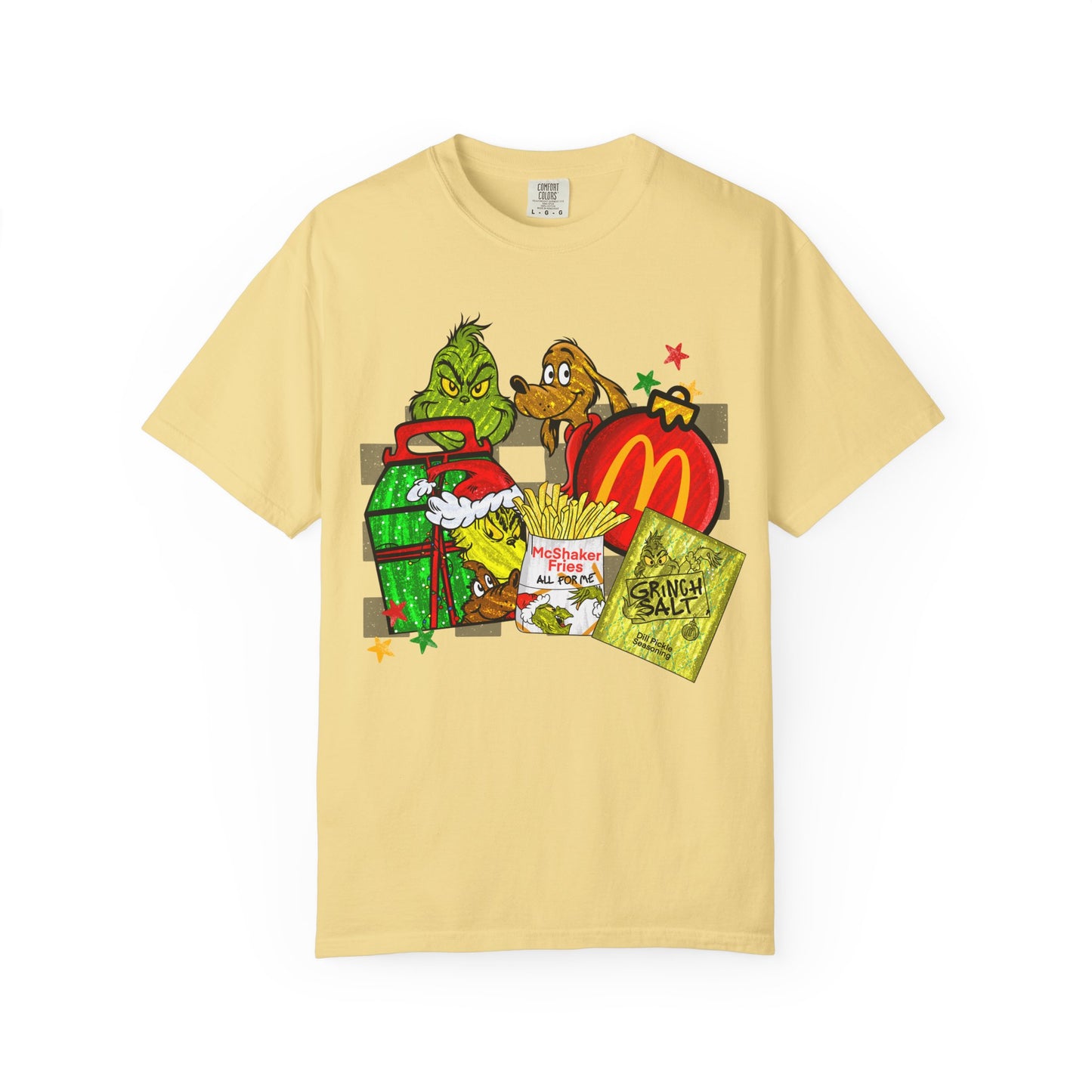 T-Shirt — Grinch Holiday Fast-Food Mashup Graphic Tee