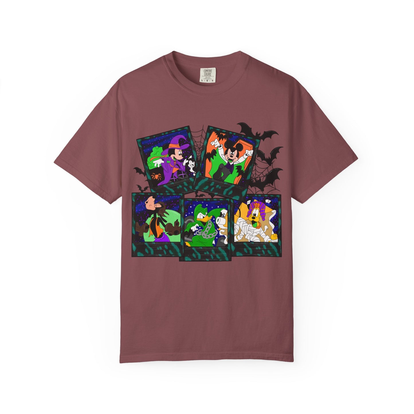 Halloween Cartoon Monsters T-Shirt — Cute Spooky Witch, Vampire & Ghost Tee