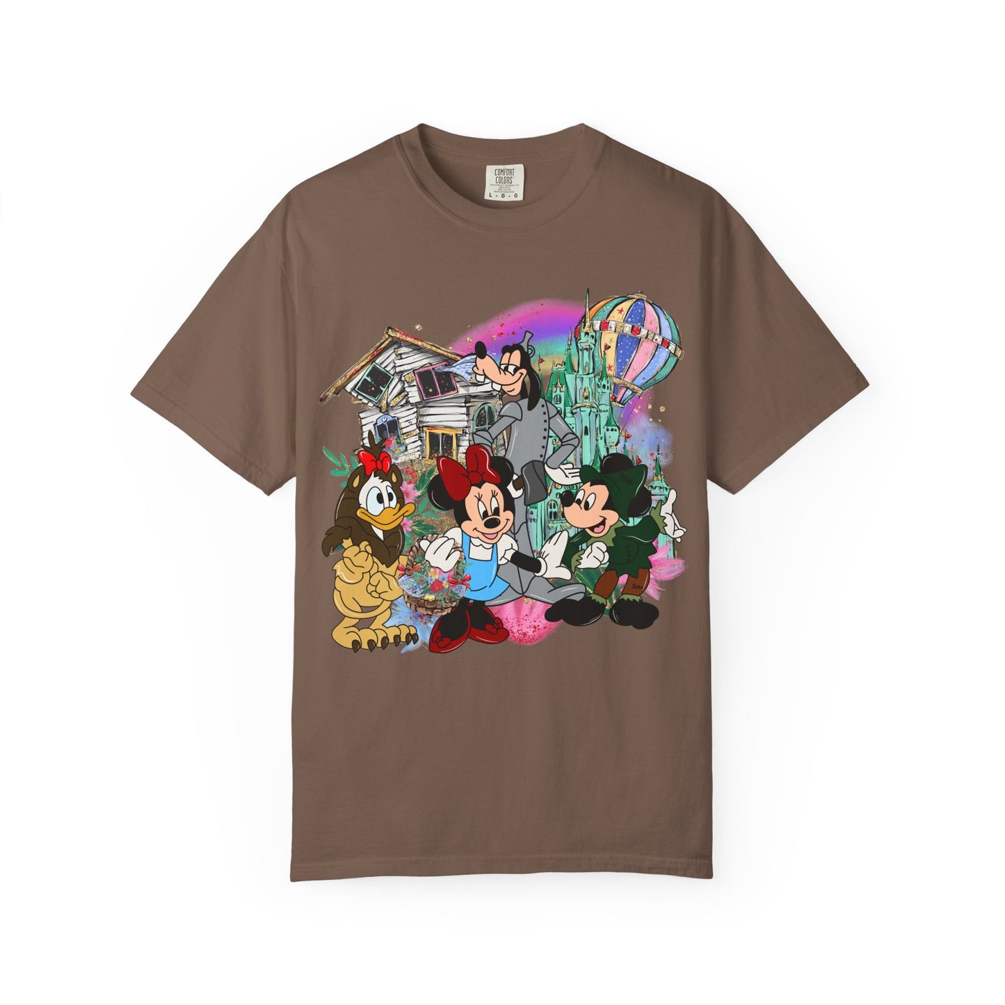 Disney Retro Gang Tee — Mickey & Minnie Vintage Park Art T-Shirt