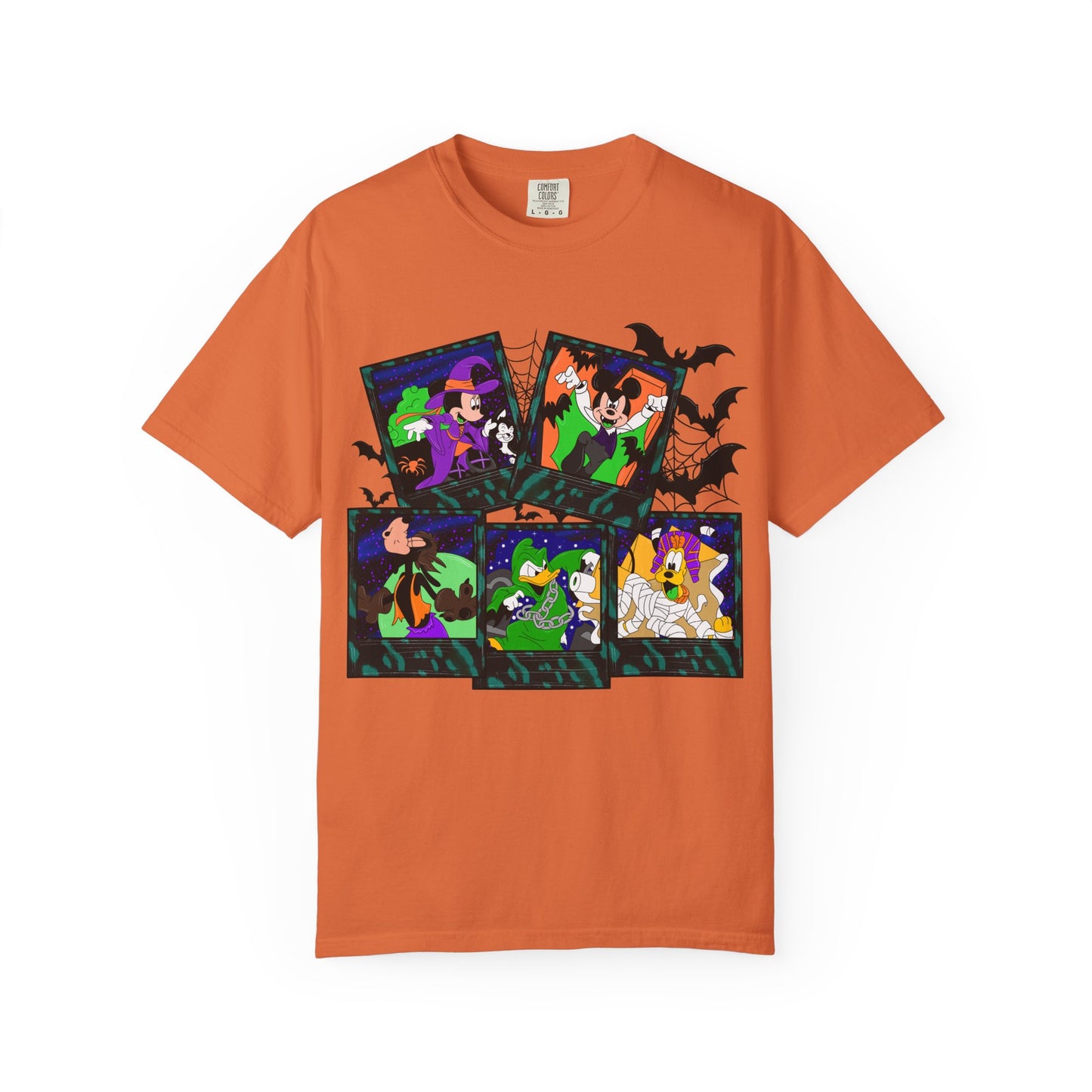 Halloween Cartoon Monsters T-Shirt — Cute Spooky Witch, Vampire & Ghost Tee