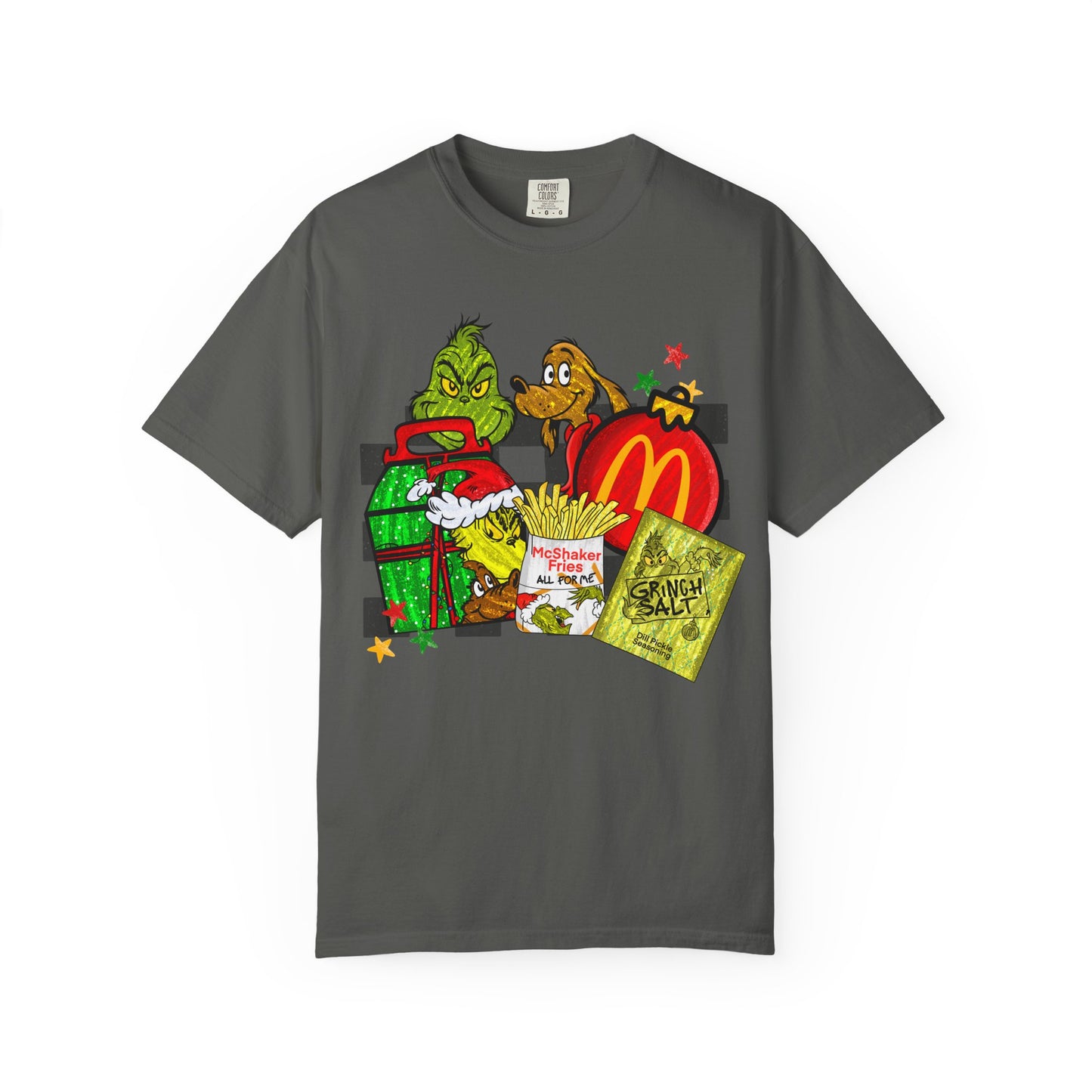 T-Shirt — Grinch Holiday Fast-Food Mashup Graphic Tee