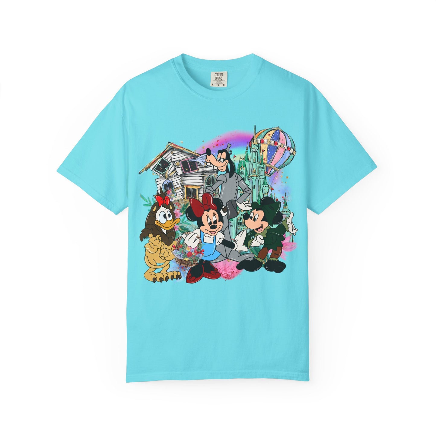 Disney Retro Gang Tee — Mickey & Minnie Vintage Park Art T-Shirt