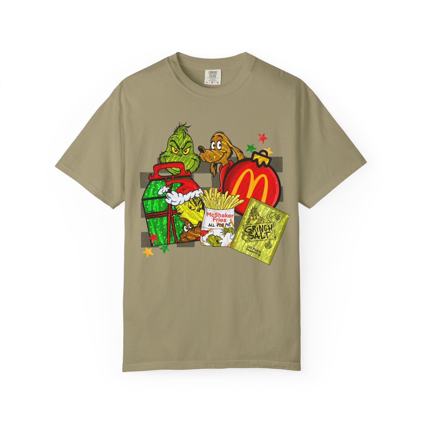 T-Shirt — Grinch Holiday Fast-Food Mashup Graphic Tee