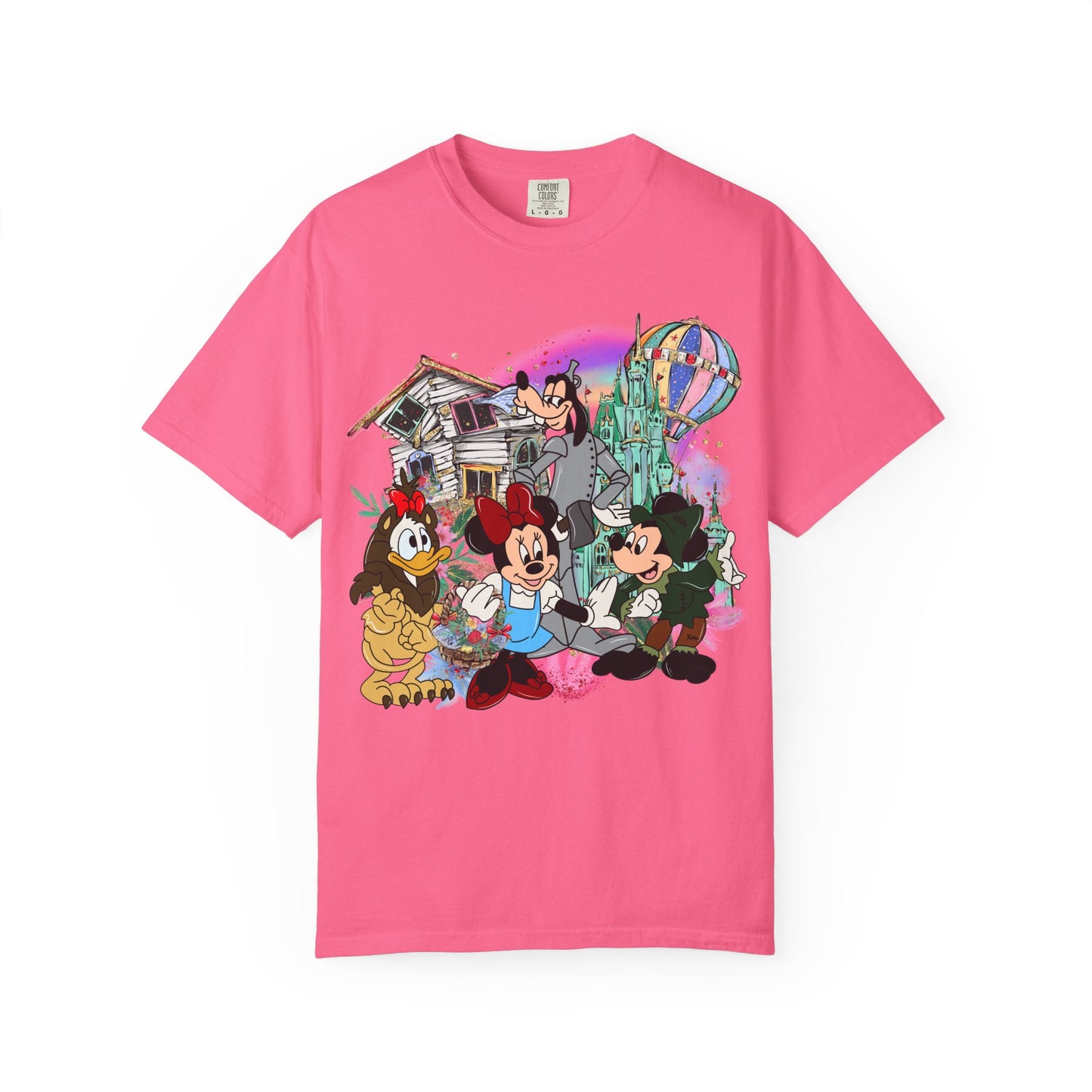 Disney Retro Gang Tee — Mickey & Minnie Vintage Park Art T-Shirt