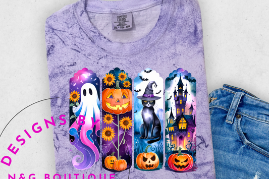 Brushstroke Vintage Spooky Halloween #651