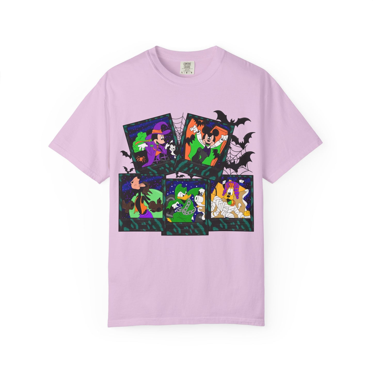 Halloween Cartoon Monsters T-Shirt — Cute Spooky Witch, Vampire & Ghost Tee