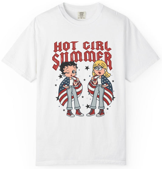Hot Girl Summer T-Shirt — Retro Betty & Veronica Americana Graphic Tee