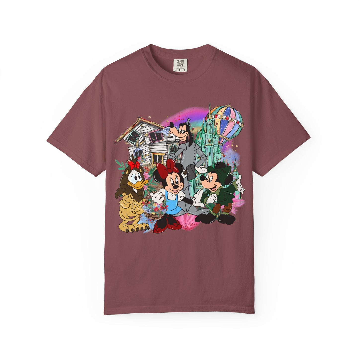 Disney Retro Gang Tee — Mickey & Minnie Vintage Park Art T-Shirt