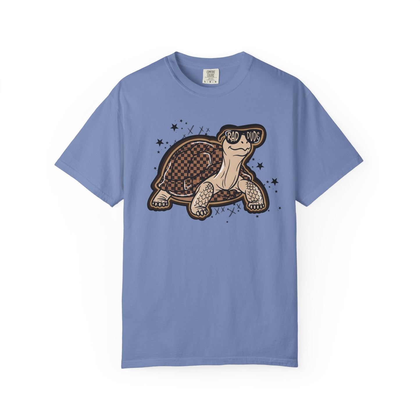 Turtle Graphic T-Shirt — Cute Smiling Turtle Illustration Tee
