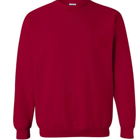 CARDINAL RED Gildan G180 Unisex Heavy Blend™ 50/50 Crewneck Sweatshirt