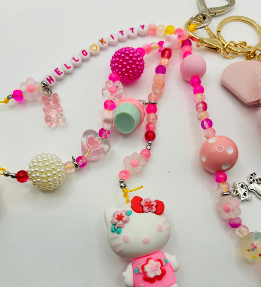 HELLO KITTY BAG CHARM /KEY CHAIN