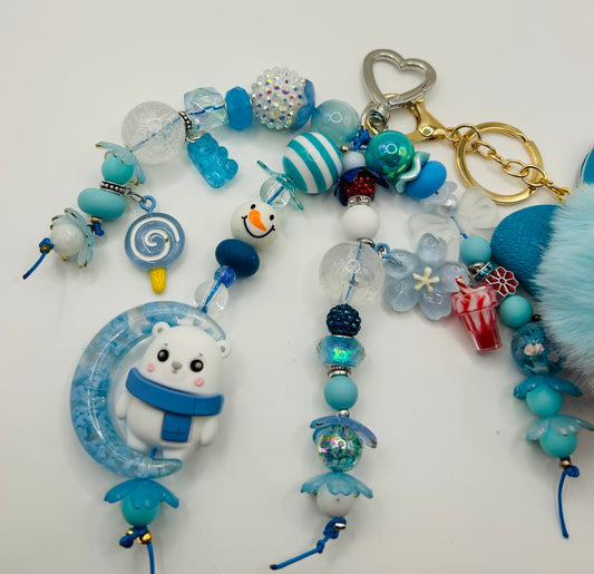 SNOW MAN BAG CHARM/ KEY CHAIN