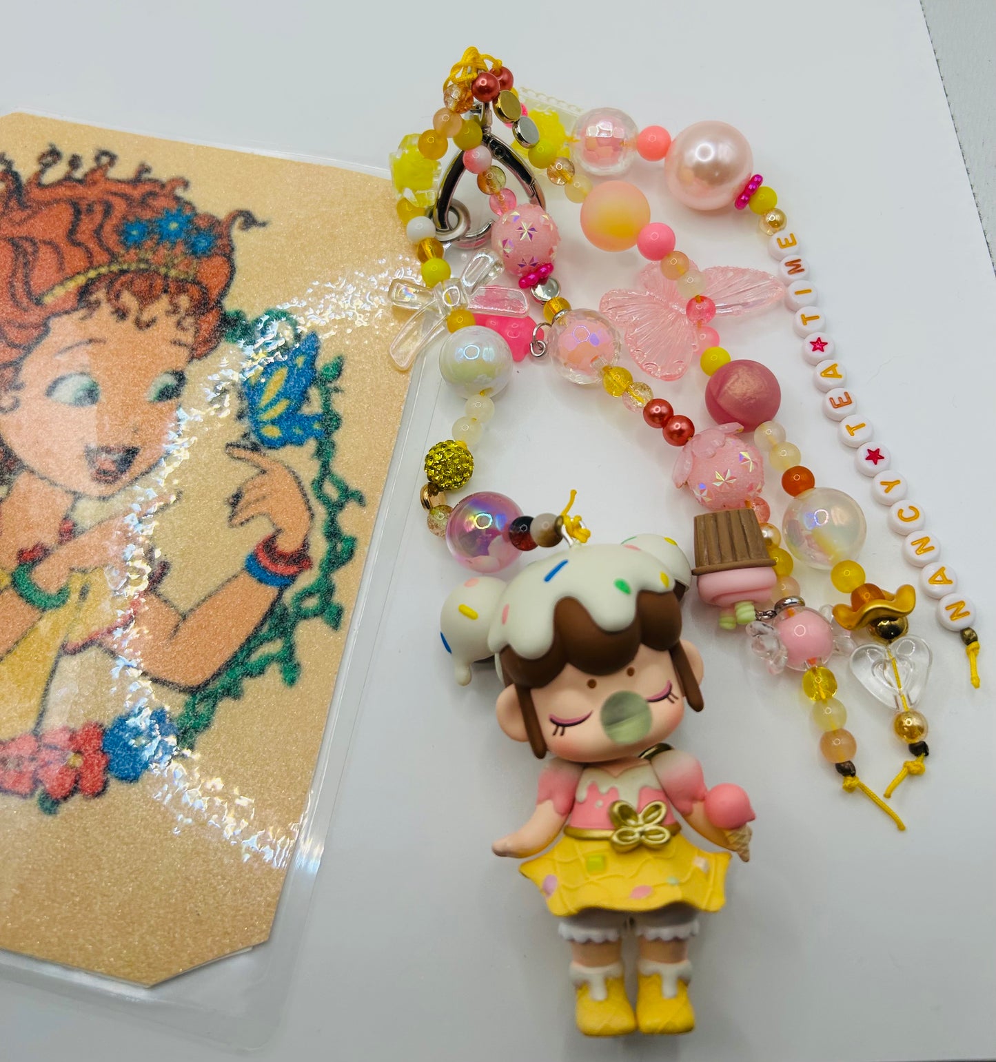 NACI TEATIME BOOKMARK/BAG CHARM/KEY CHAIN