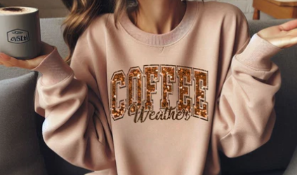 #1029 COFFEE WEATHER GLITTER
