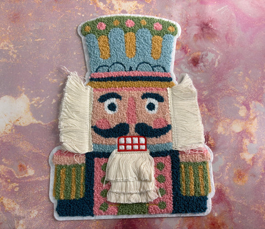 CHENILLE PATCHED CHRISTMAS NUTCRACKER