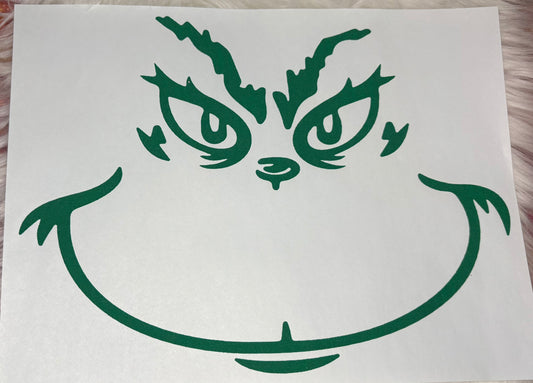 Grinch Face Print # 66