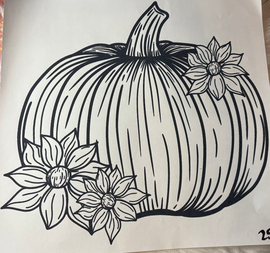 Thanksgiving Pumpkin Print #25