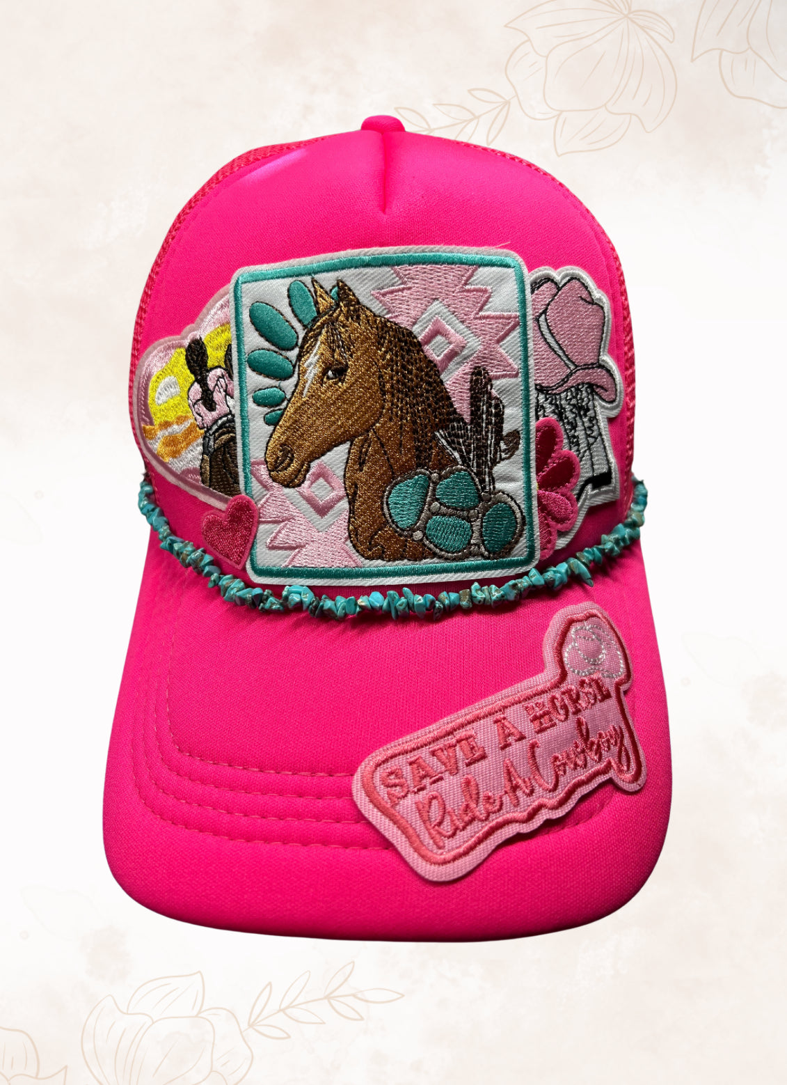 Save A Horse Ride A Cowboy Trucker Hat