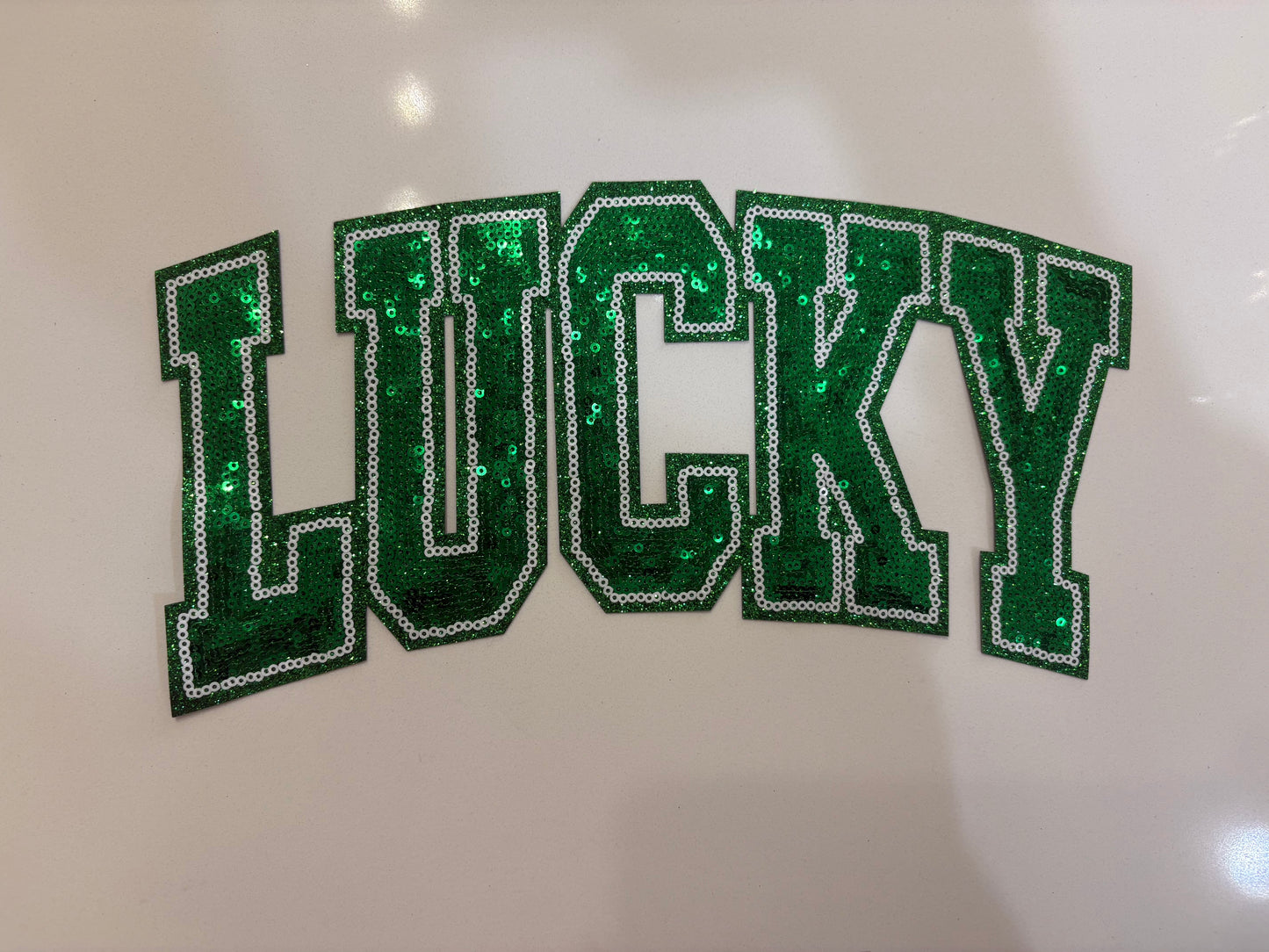 CHENILLE PATCHES ST PATRICK LUCKY