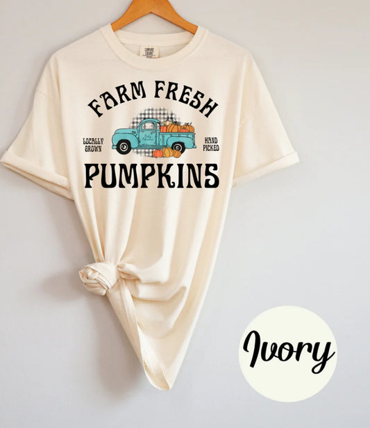 Farm Fresh Pumpkin  #242 Available in  DTF Just Pick Your Shirt