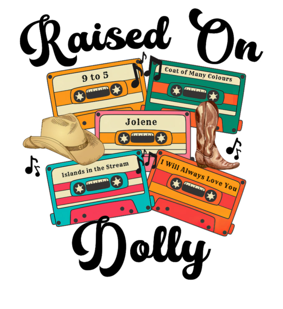 Raised on dolly Sublimation Print #351